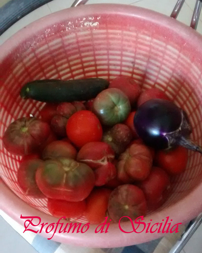 pomodori orto per la Passata di Pomodoro Fatta in Casa come una Volta