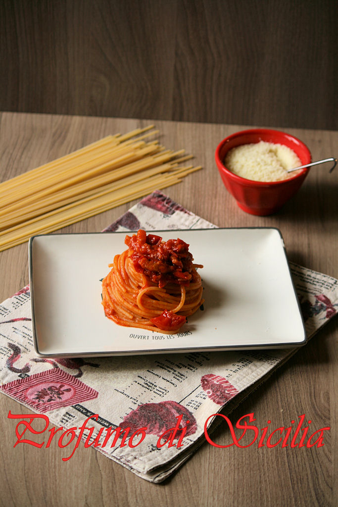 Spaghetti all'Amatriciana una tradizione del Lazio