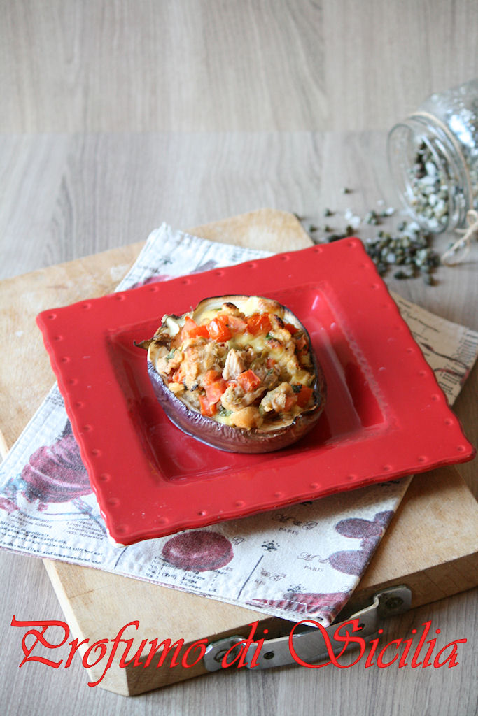 Melanzane ripiene con Tonno e Pomodori