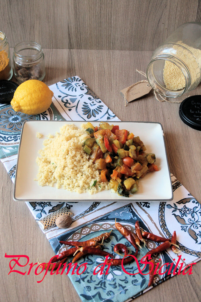 Cous Cous con Verdure al Ras el Hanout