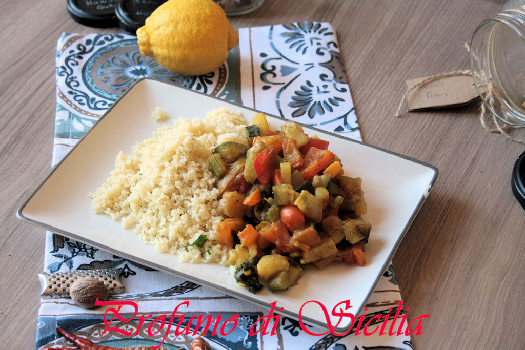 Cous Cous con Verdure al Ras el Hanout