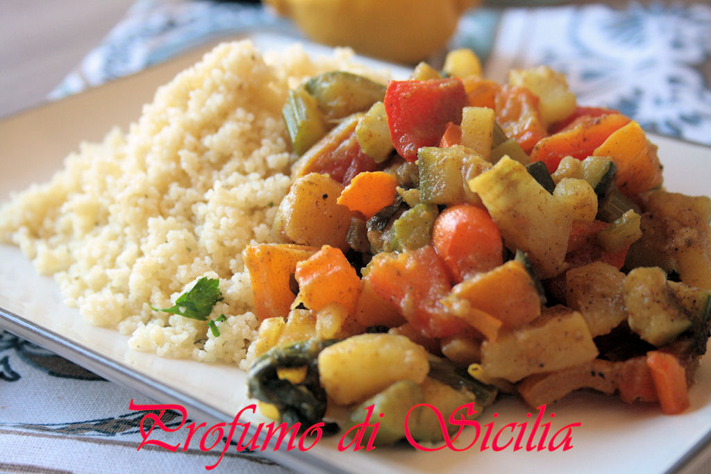 Cous Cous con Verdure al Ras el Hanout