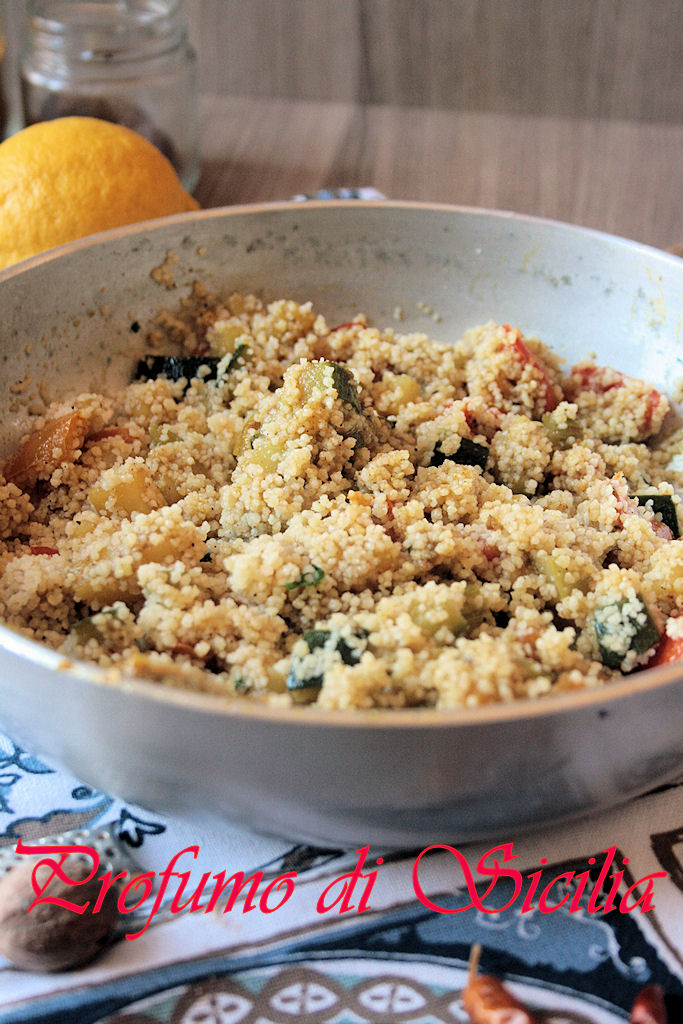 Cous Cous con Verdure al Ras el Hanout