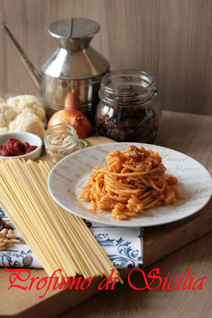 pasta con broccolo arriminata una ricetta tipica siciliana 