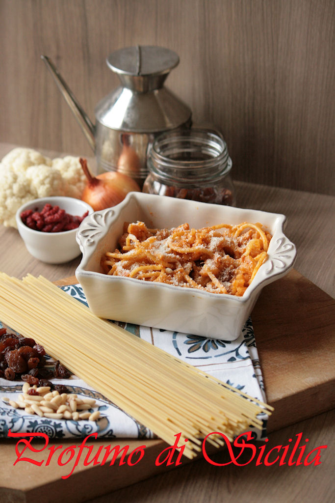 pasta con broccolo arriminata una ricetta tipica siciliana 