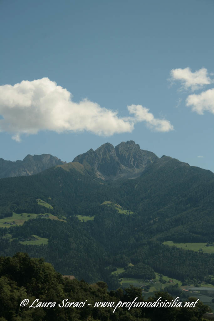 Vista delle montagne in Vacanza in Sud-Tirolo