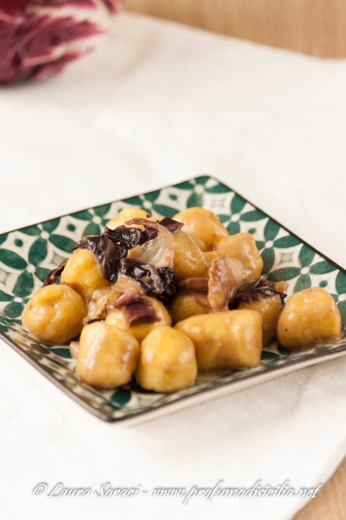 chicche di patate con crema di zola