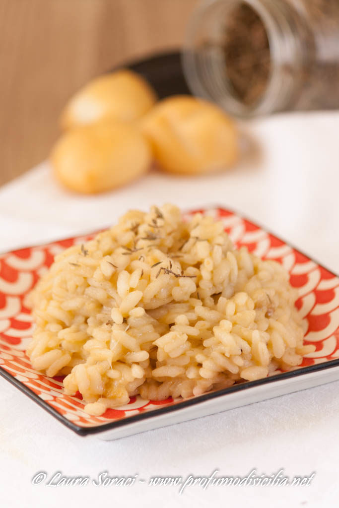 risotto al marsala e scamorza affumicata