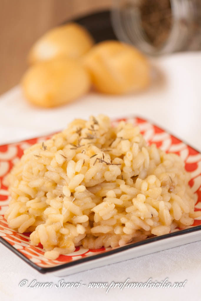 risotto al marsala e scamorza affumicata