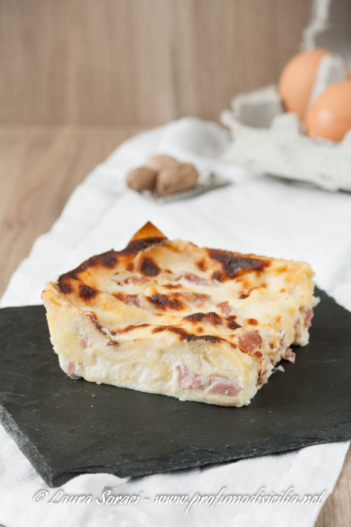 lasagne al prosciutto cotto