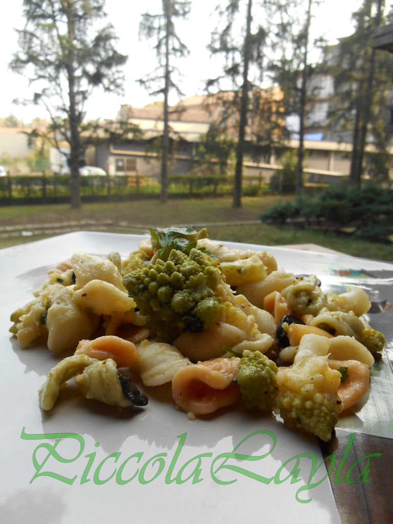 Pasta con Broccolo Romanesco