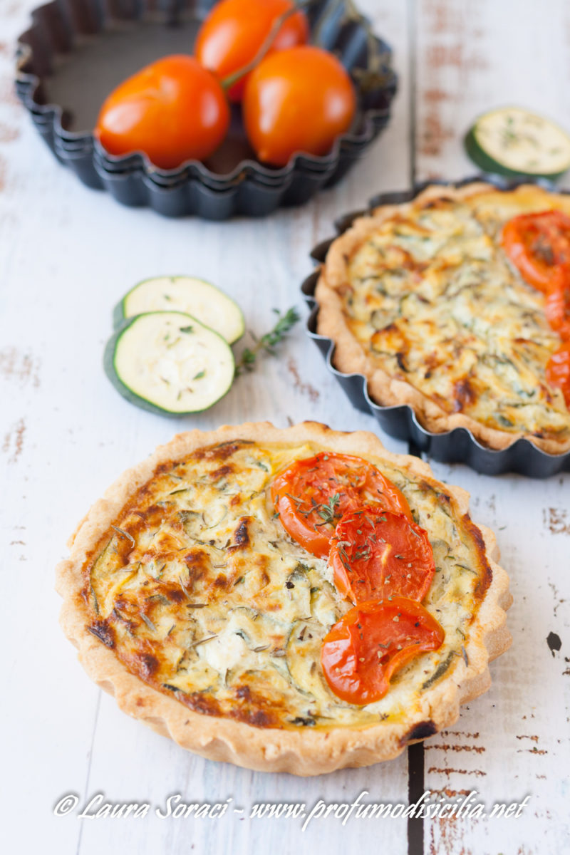 pronti per la scampagnata prepariamo la quiche zucchine e pomodori